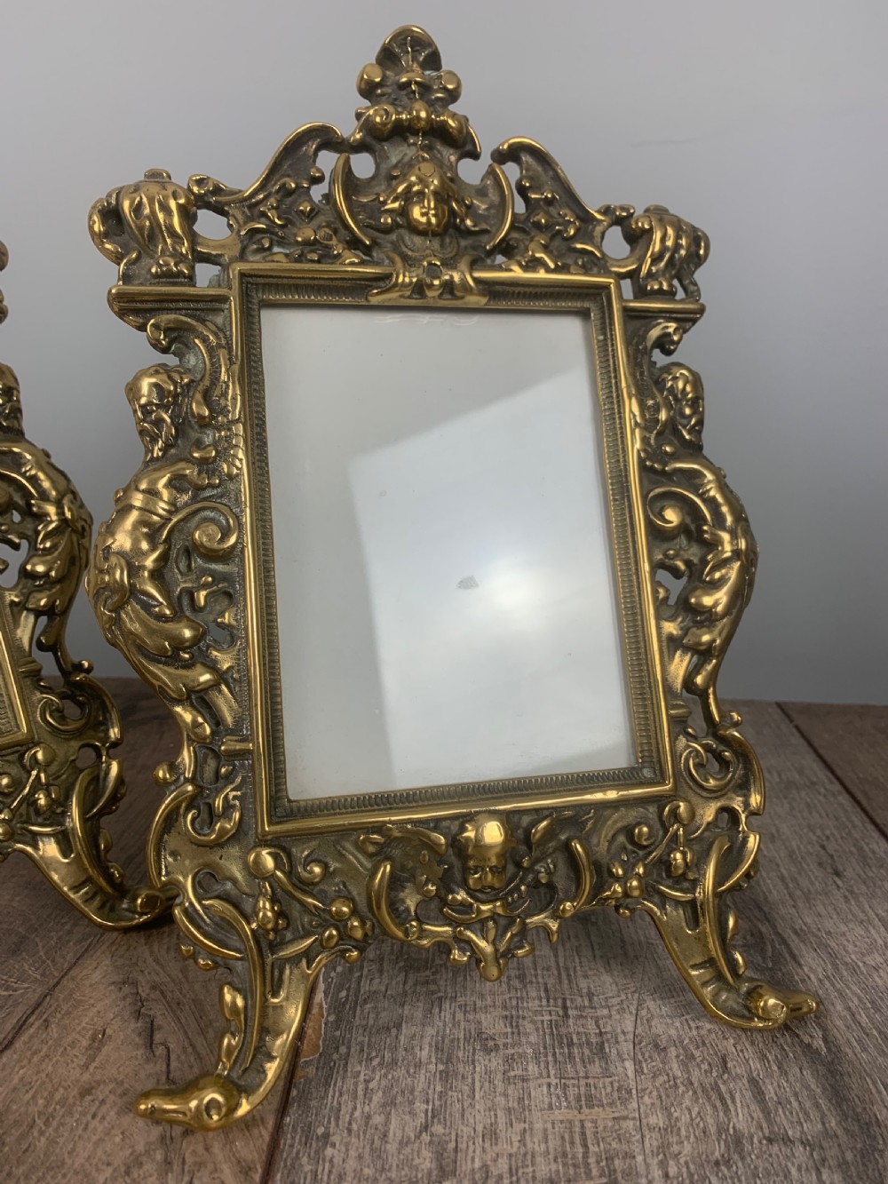 Pair of French Brass Picture Frames  View VI