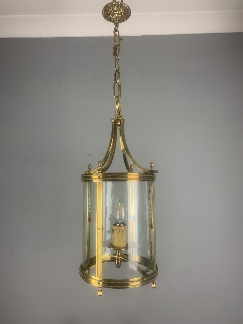 Single Light Antique French Lantern  View IX