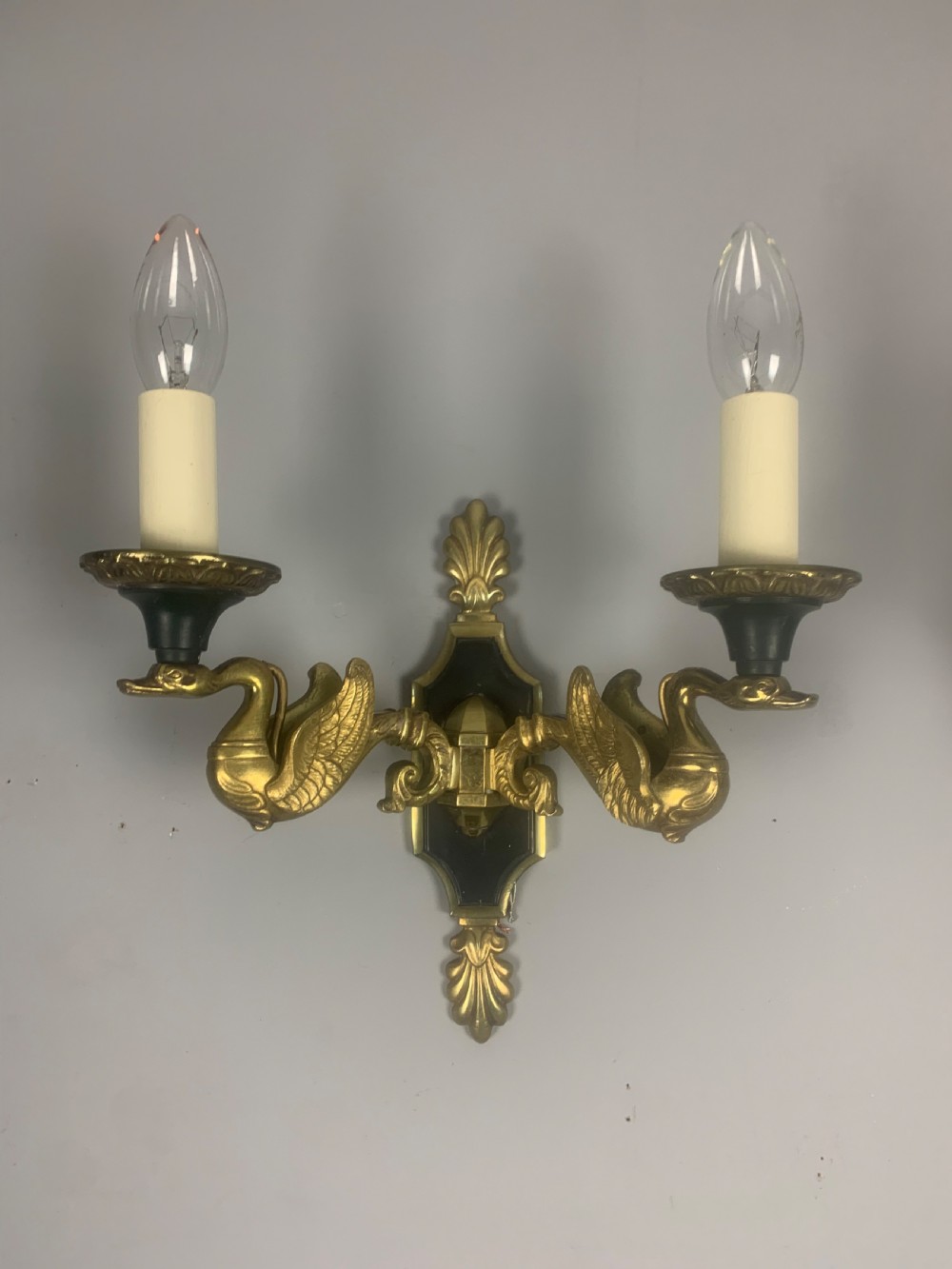 Pair of French Empire Antique Wall Lights  View III