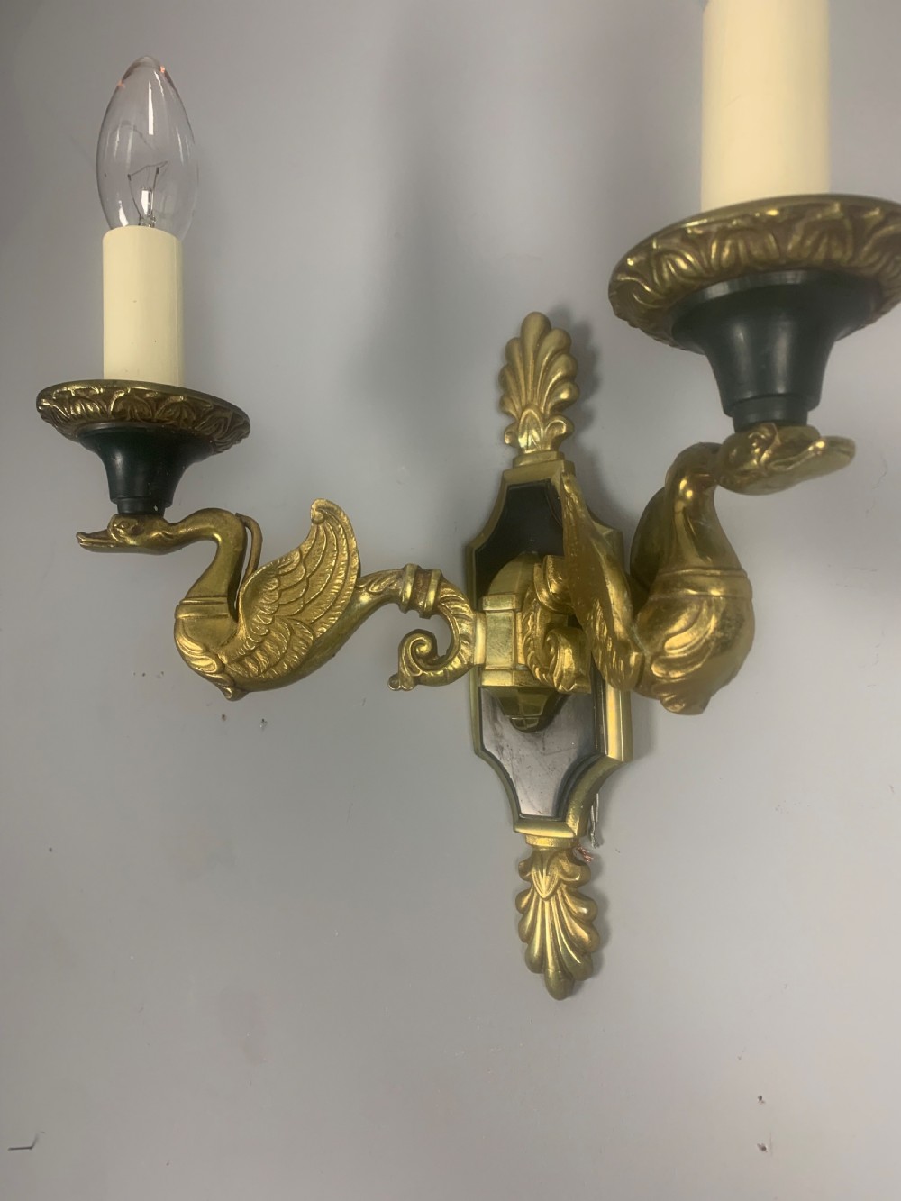 Pair of French Empire Antique Wall Lights  View VII