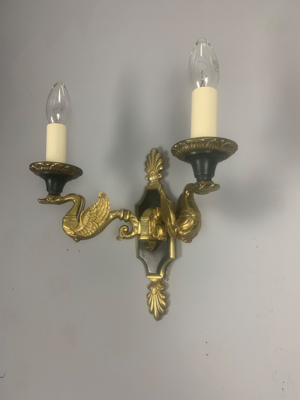 Pair of French Empire Antique Wall Lights  View VIII