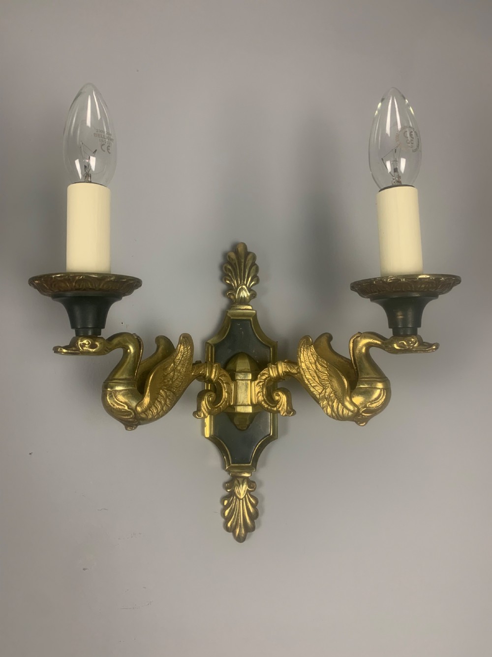Pair of French Empire Antique Wall Lights  View IX