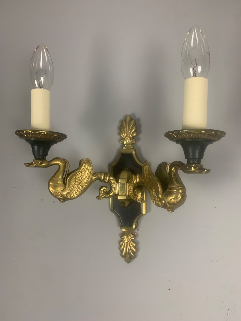 Pair of French Empire Antique Wall Lights  View X