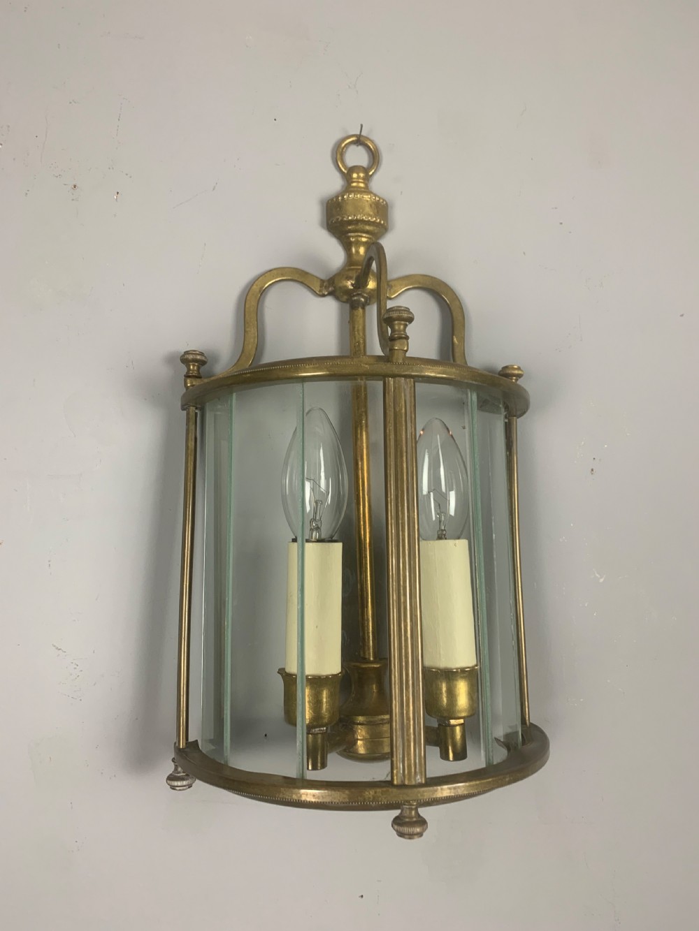 Single English Brass Half Wall Lantern Wall Light 