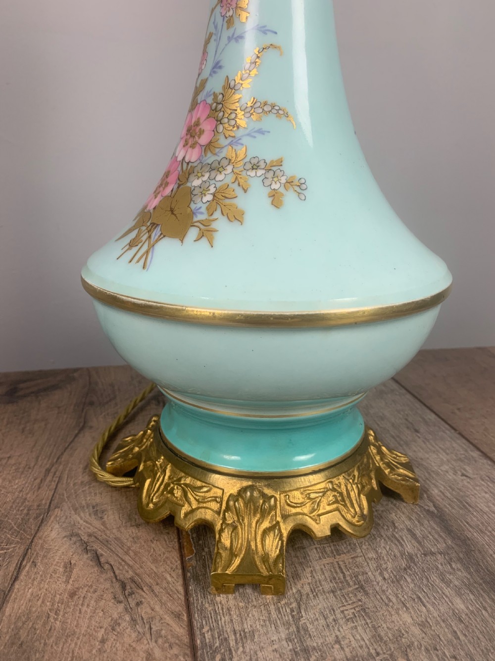 French Antique Table Lamp View III