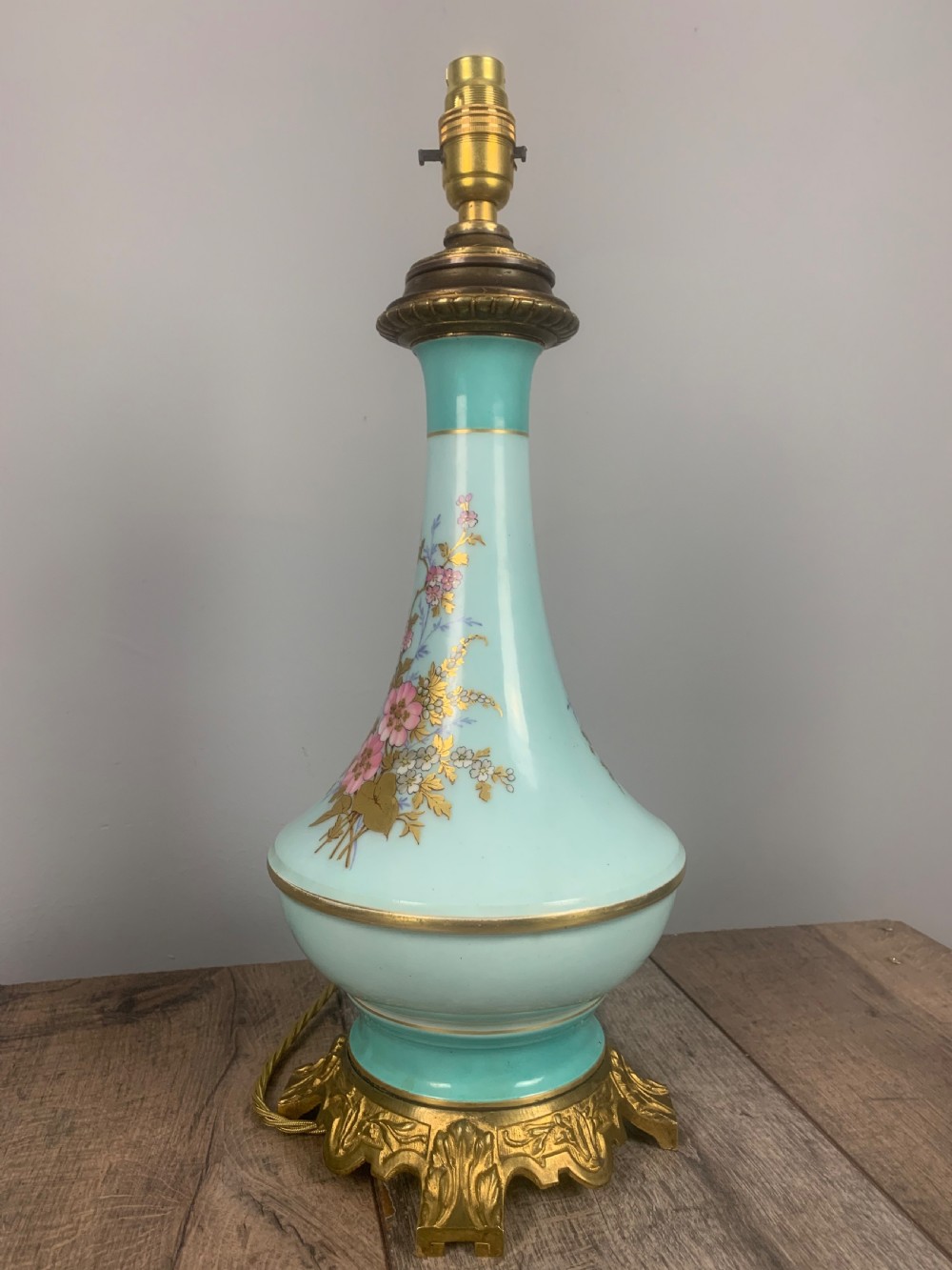 French Antique Table Lamp View IV