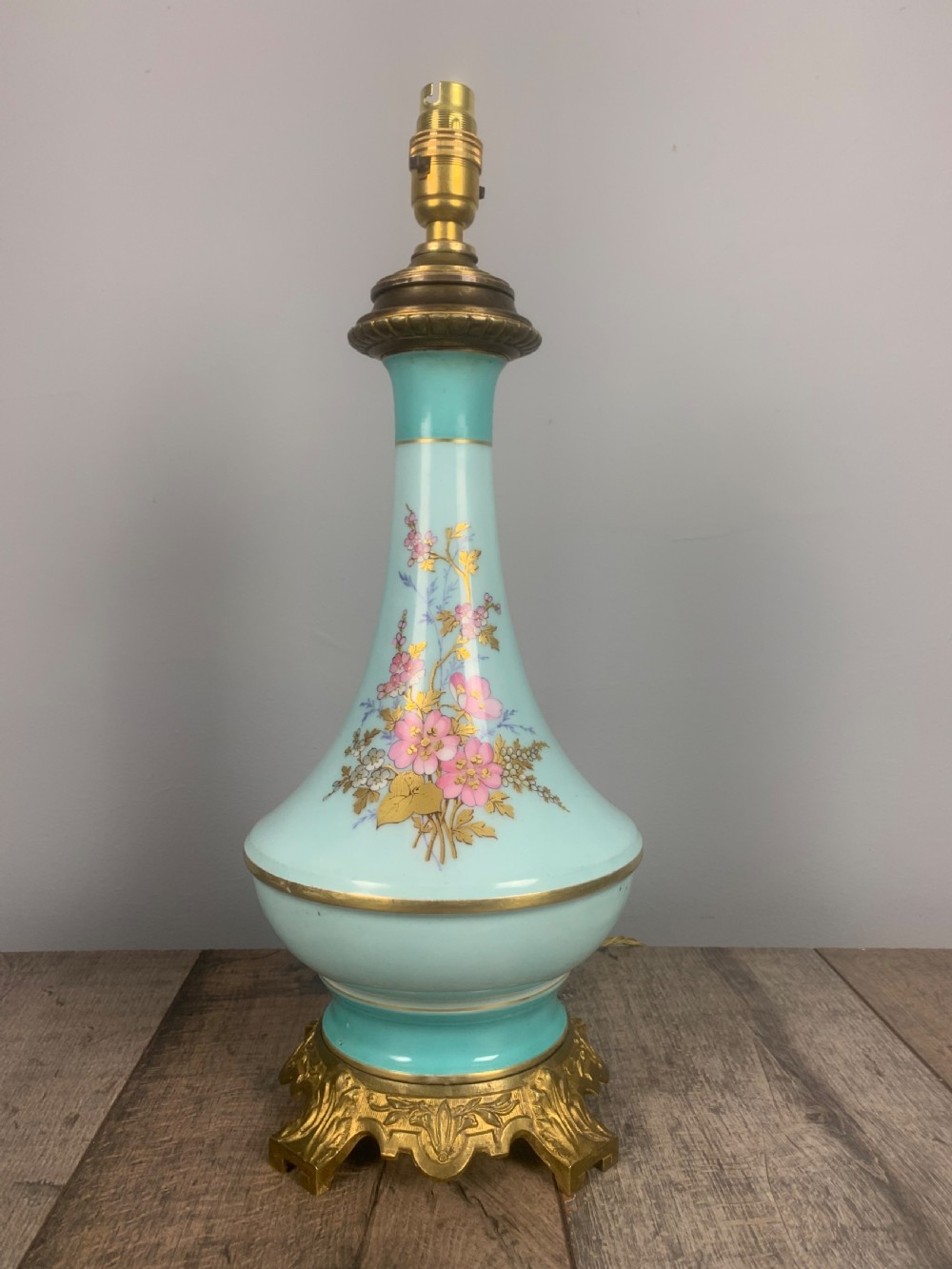 French Antique Table Lamp View V