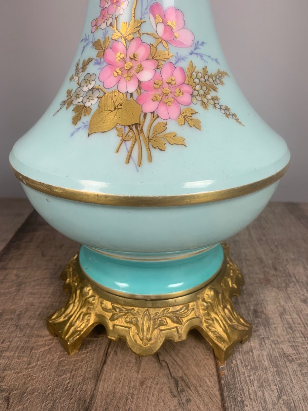 French Antique Table Lamp View VI