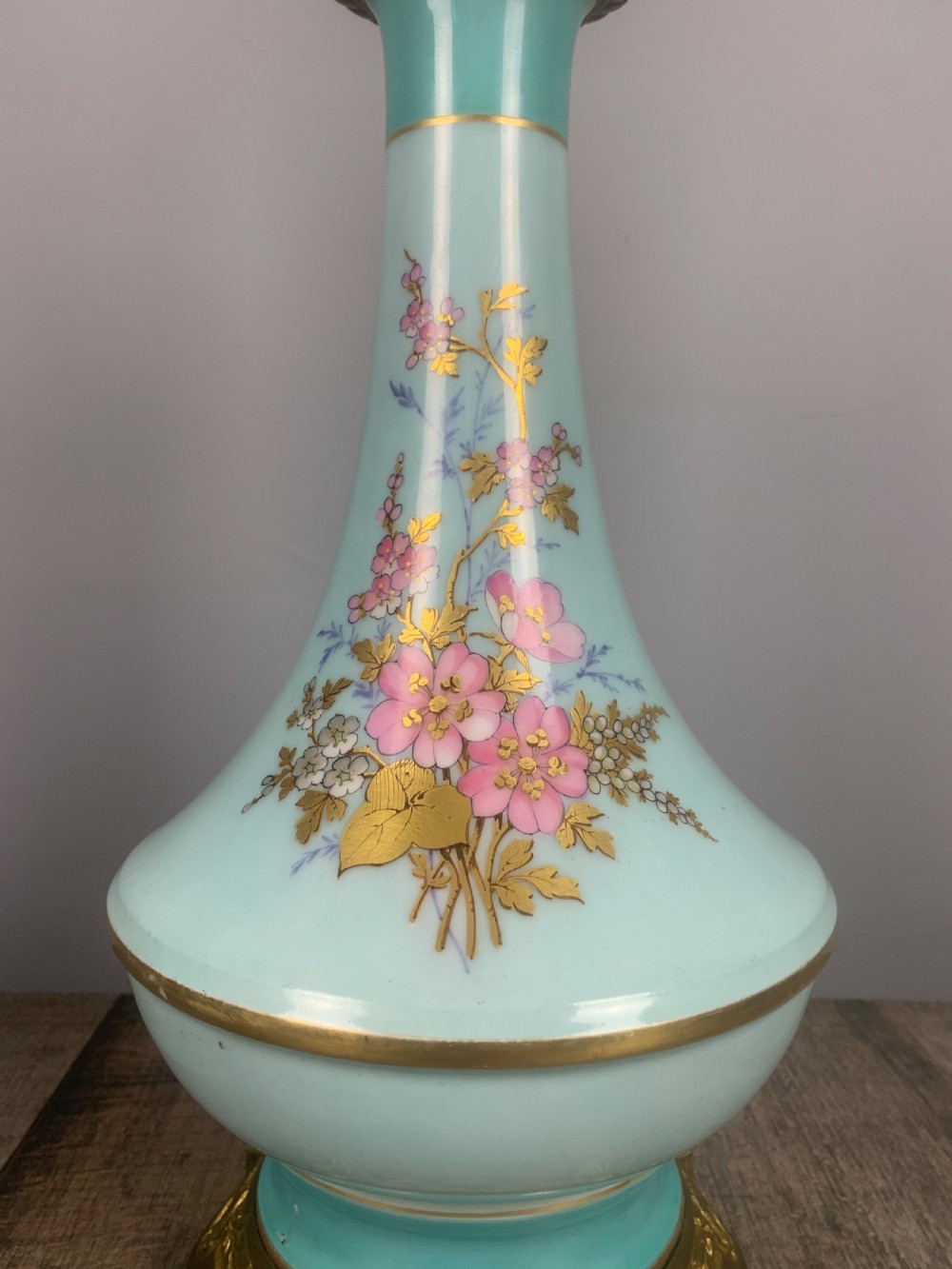 French Antique Table Lamp View IX