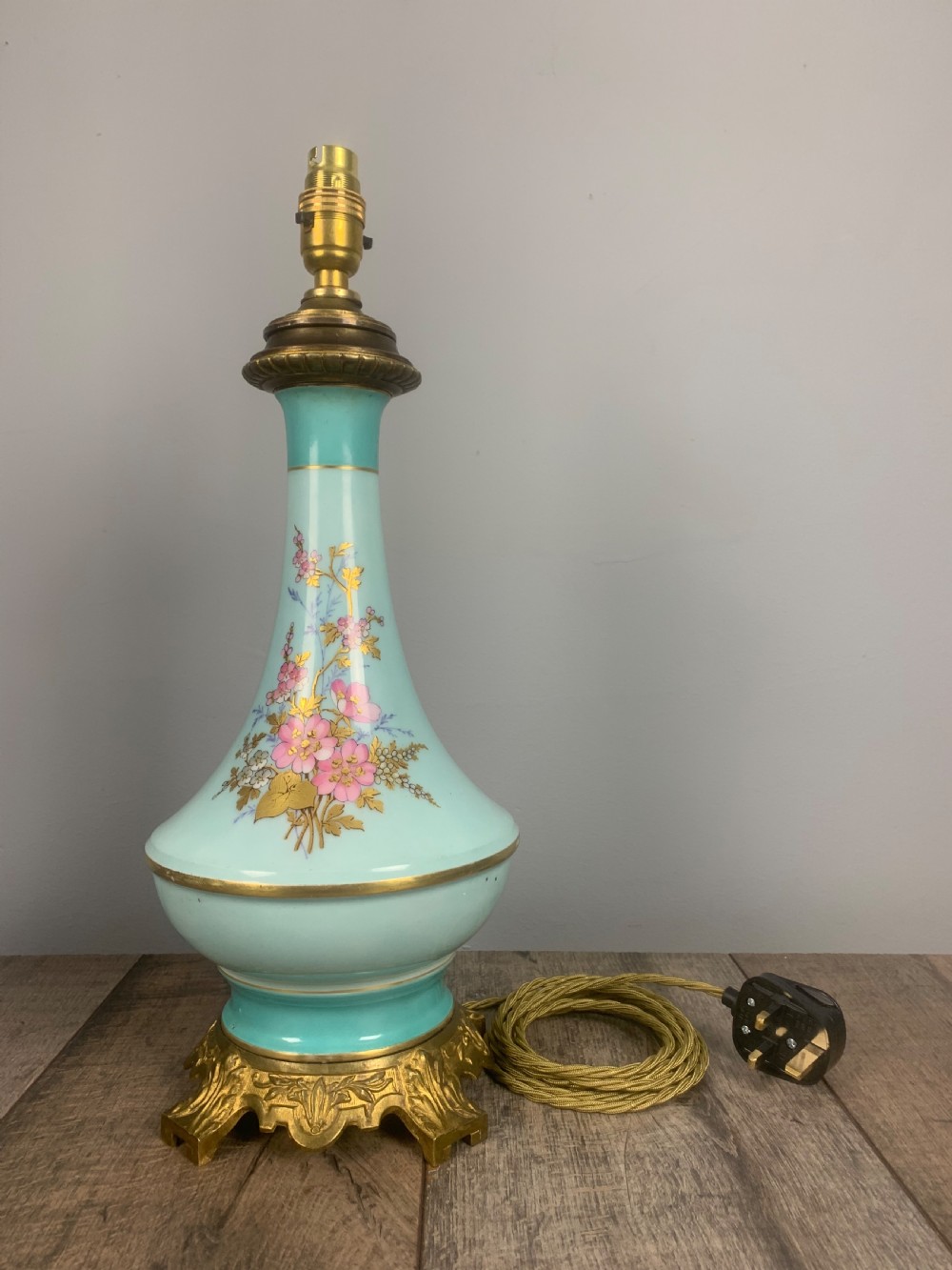 French Antique Table Lamp View X