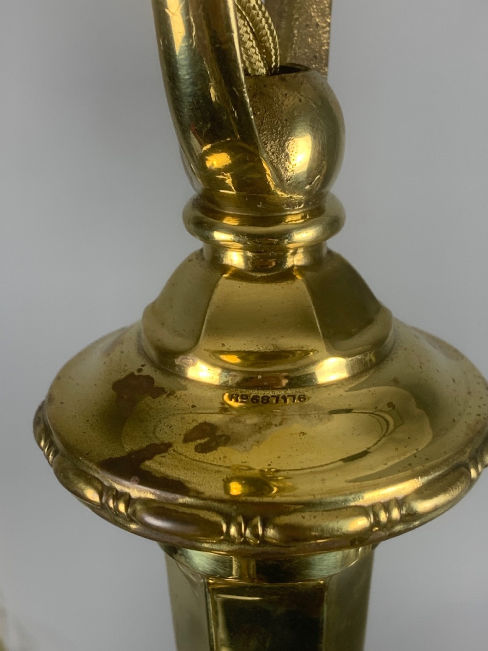 Edwardian 3 Light Chandelier with Shades View VIII