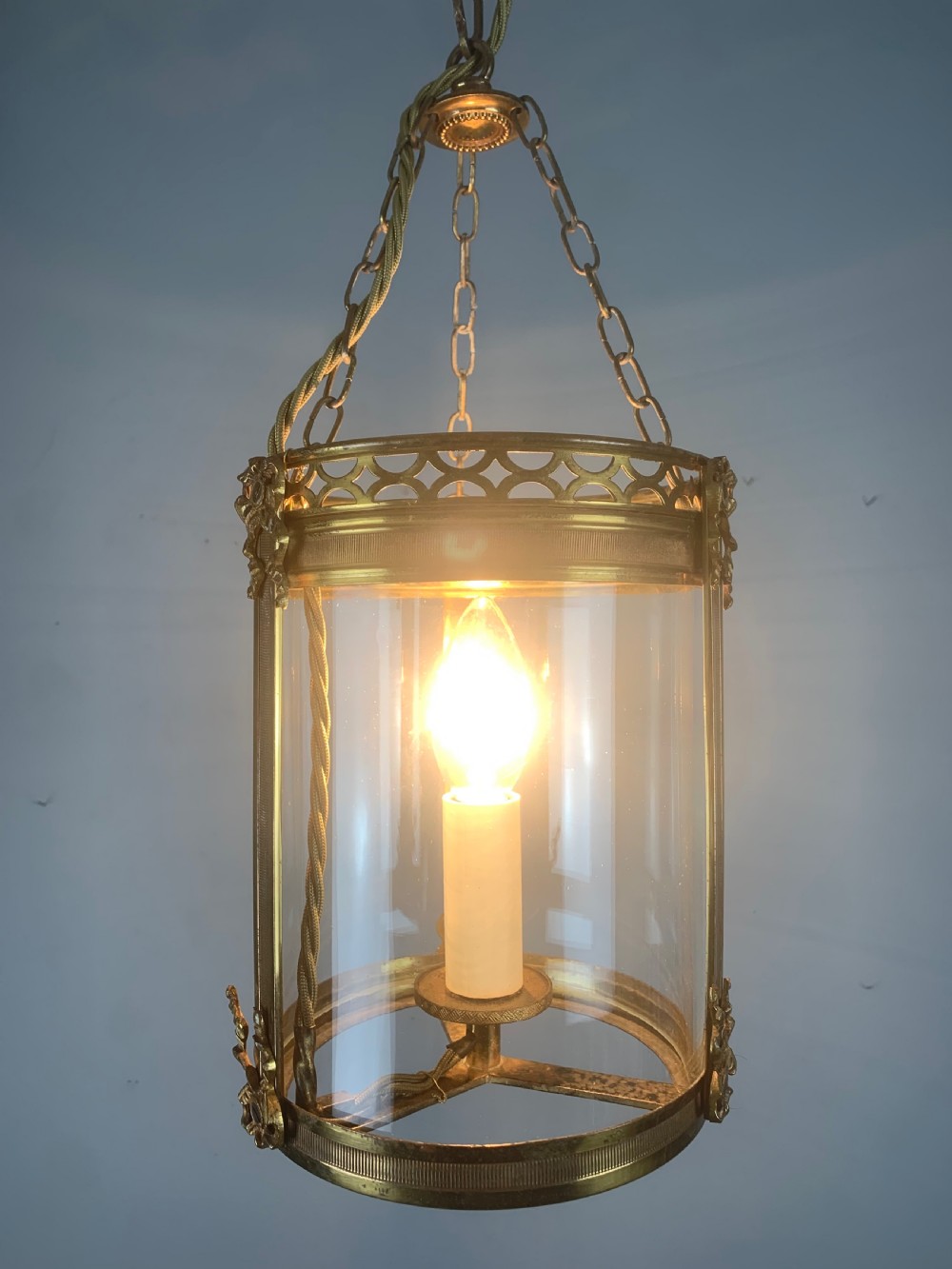 French Single Light Antique Lantern  View II