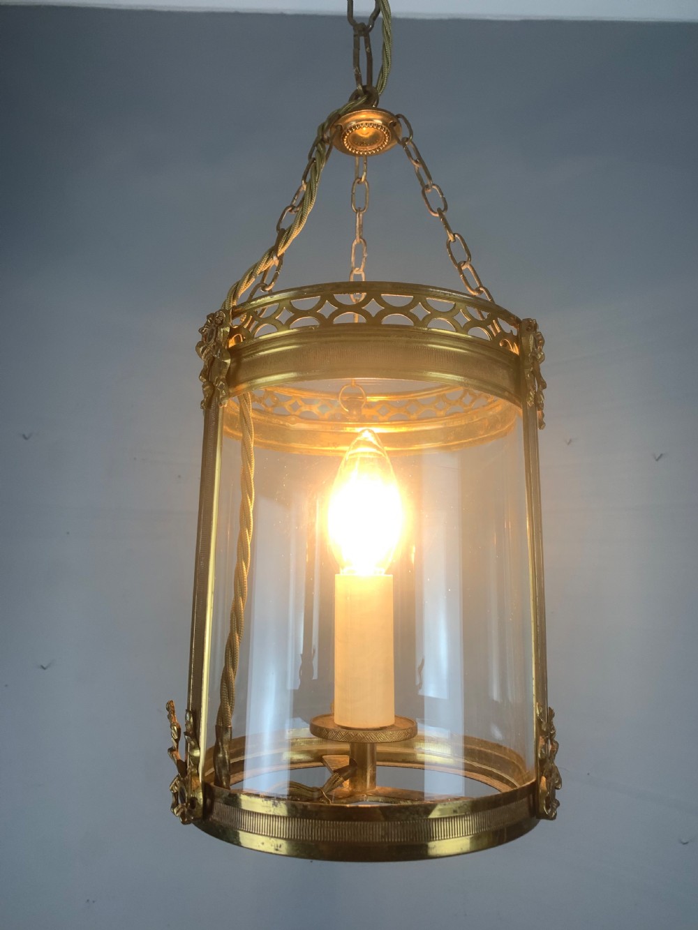 French Single Light Antique Lantern  View III