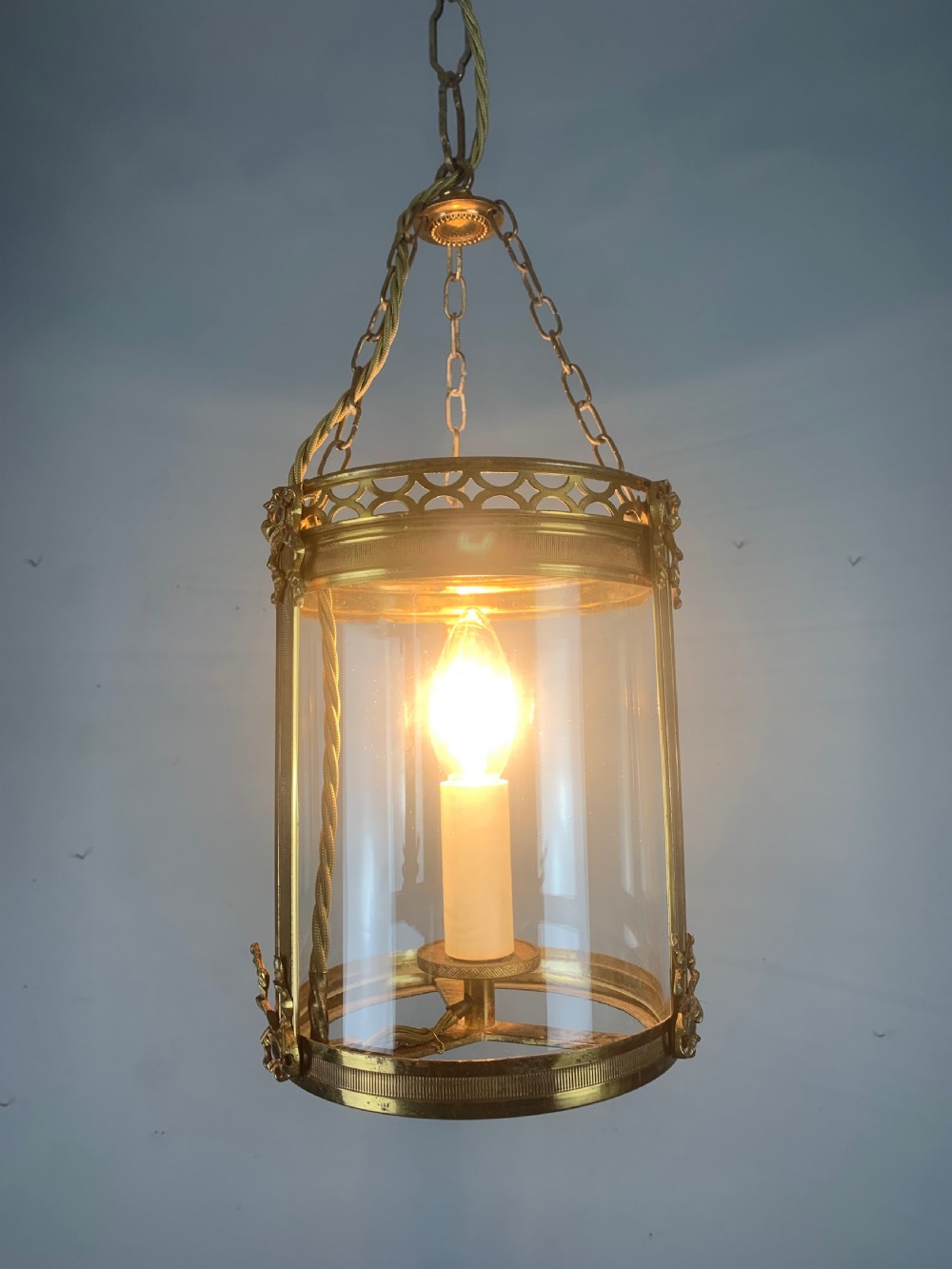 French Single Light Antique Lantern  View IV