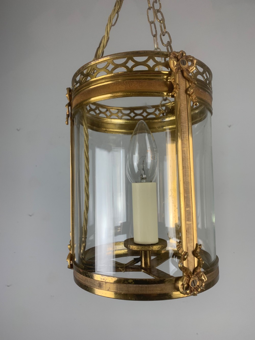 French Single Light Antique Lantern  View VI