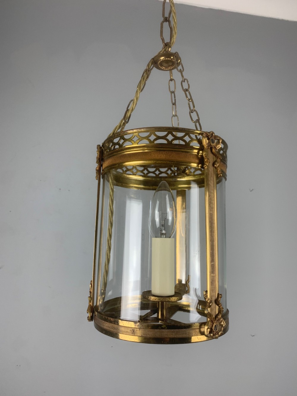 French Single Light Antique Lantern  View XI