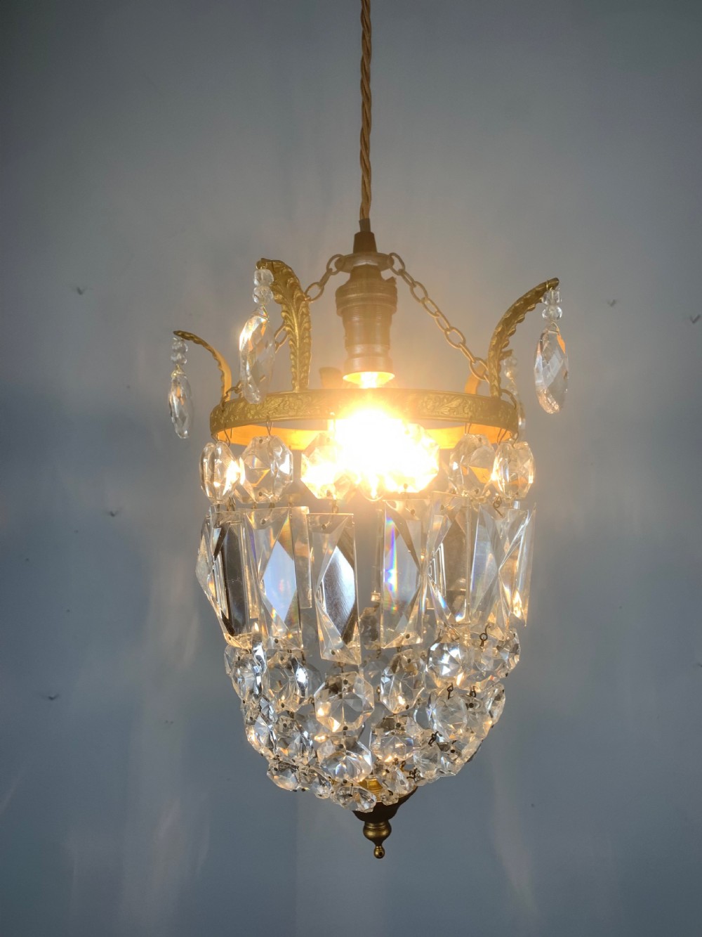 Crystal Lustre Chandelier, Ceiling Light  View IV