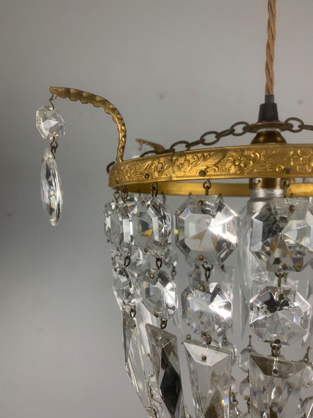 Crystal Lustre Chandelier, Ceiling Light View VI