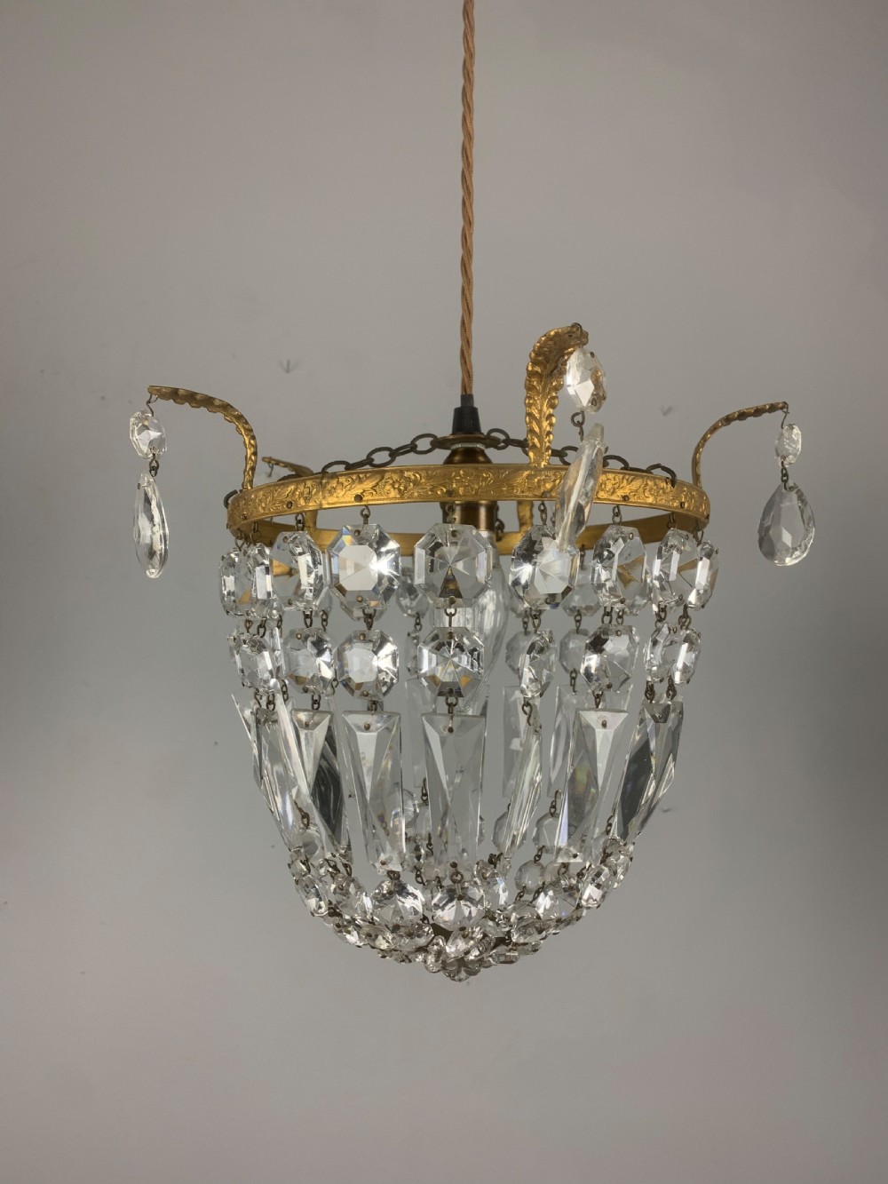 Crystal Lustre Chandelier, Ceiling Light View XI