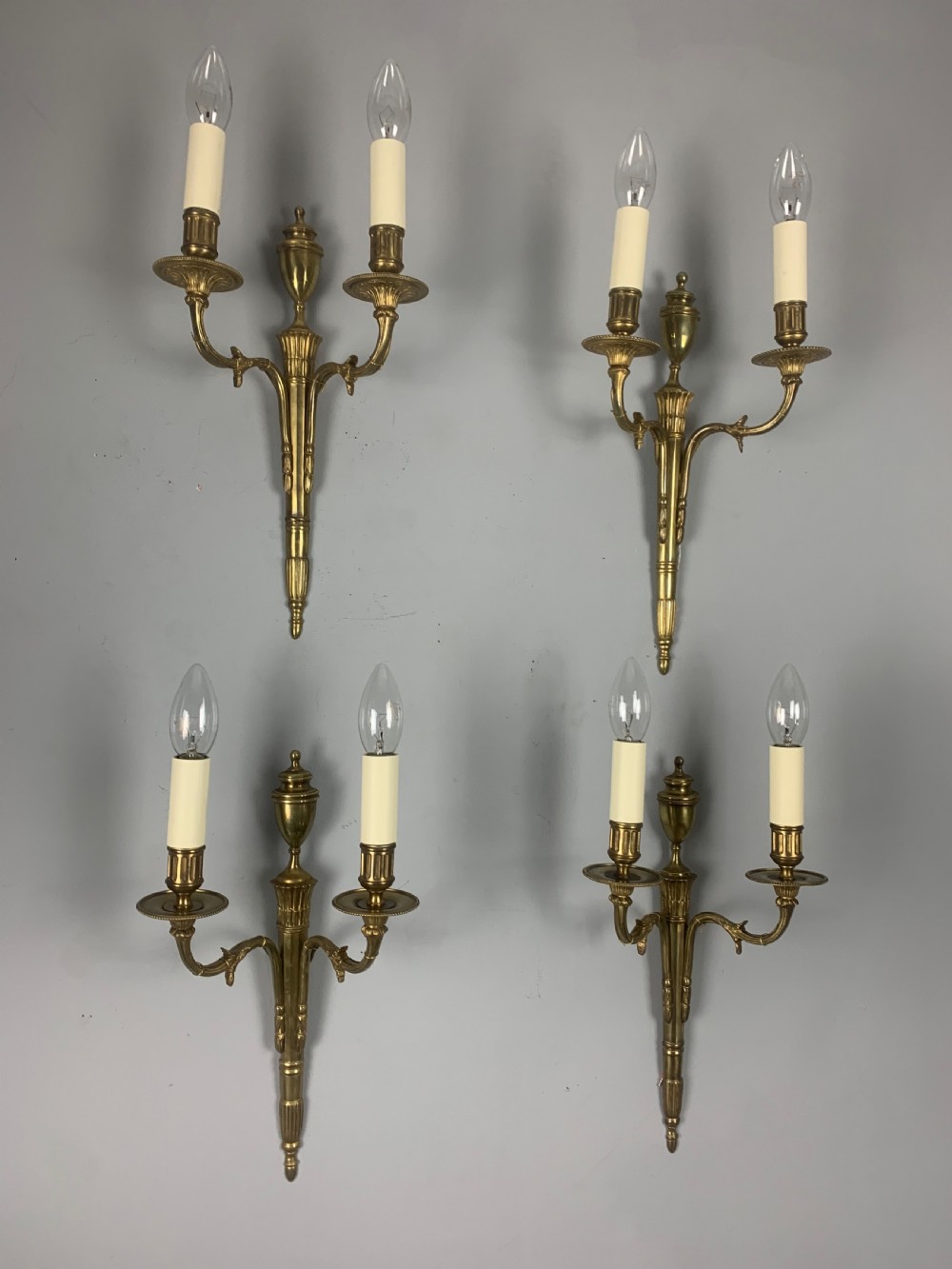 Set of 4 Classical French Antique Wall Lights  View VII