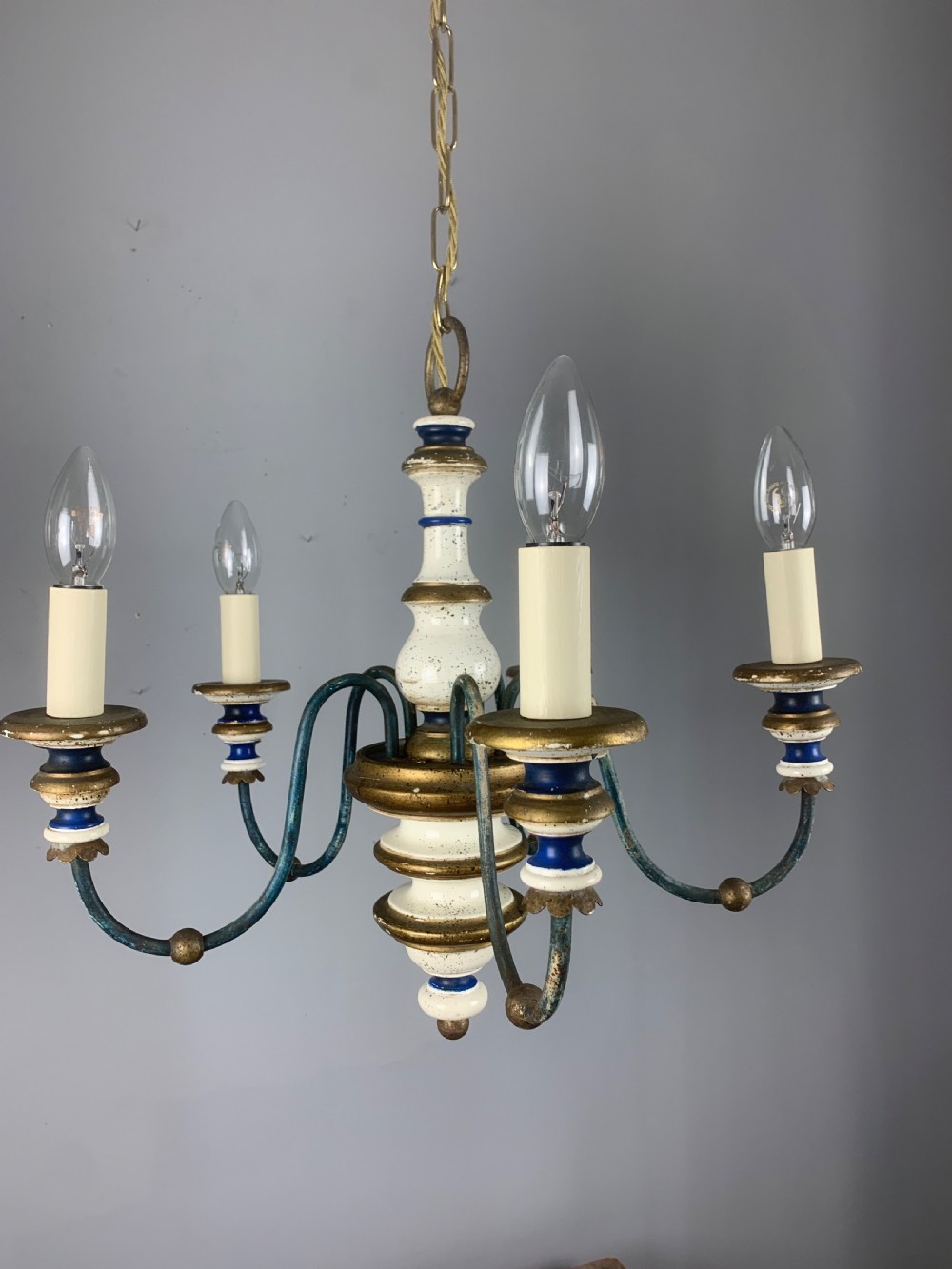 Florentine 5 Light Polychrome 5 Light Antique Chandelier View III