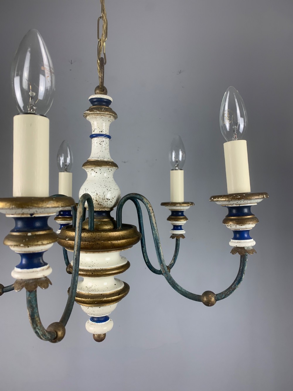 Florentine 5 Light Polychrome 5 Light Antique Chandelier View V