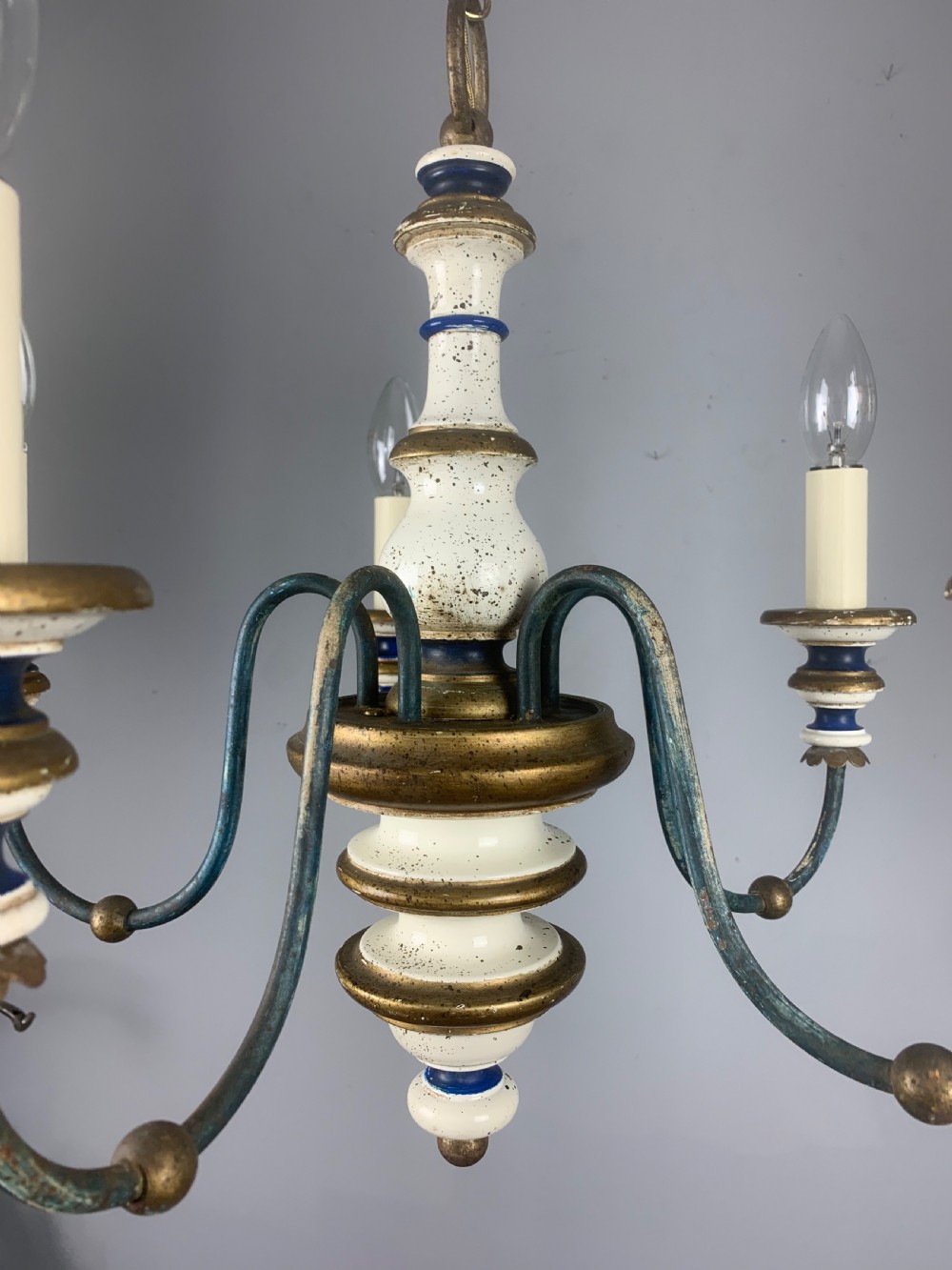 Florentine 5 Light Polychrome 5 Light Antique Chandelier View VI