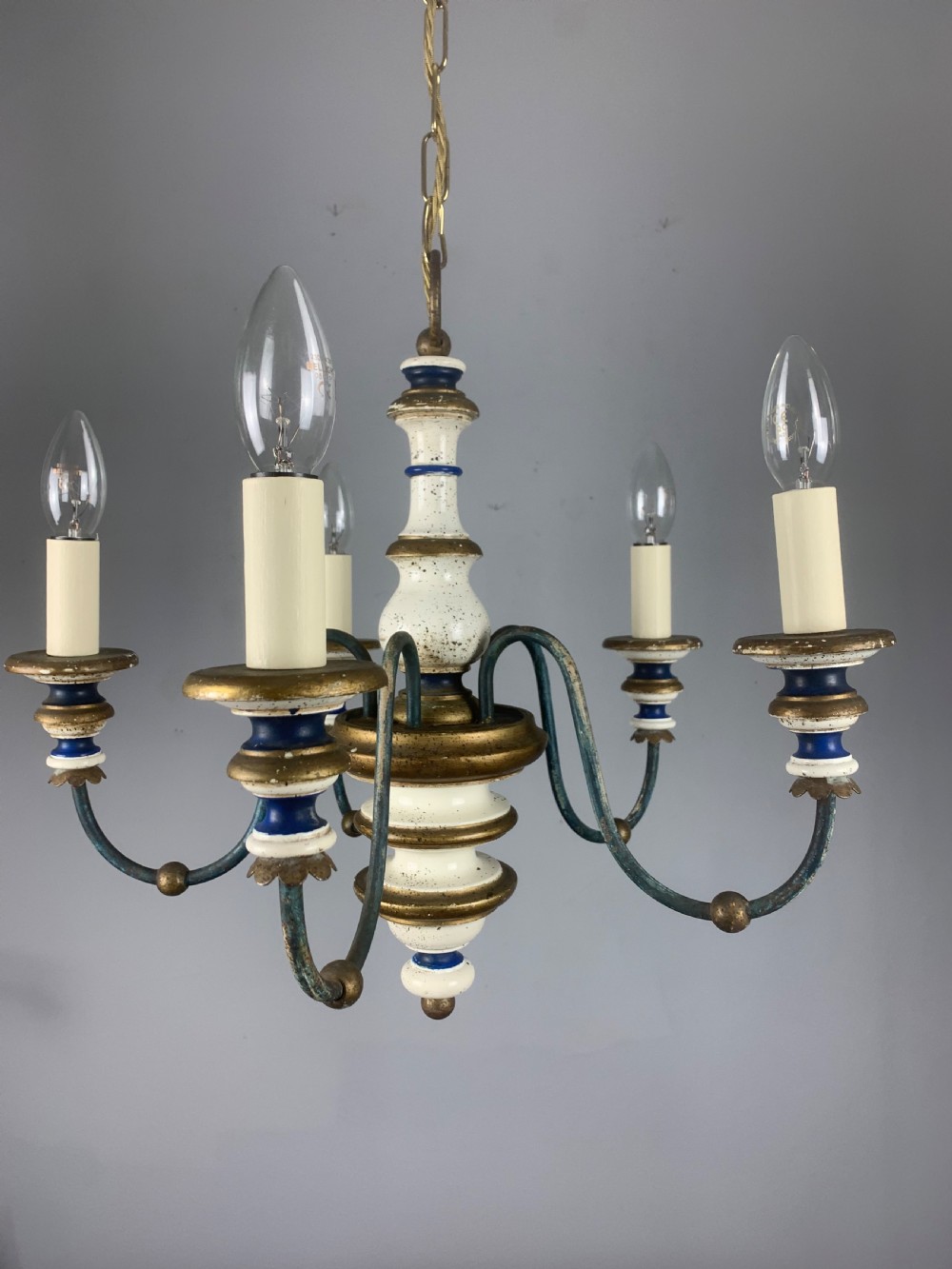 Florentine 5 Light Polychrome 5 Light Antique Chandelier View VII