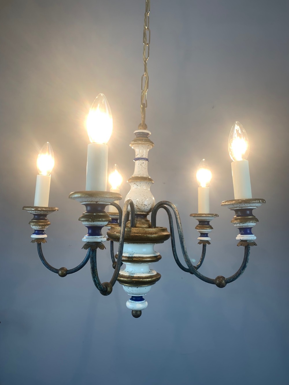 Florentine 5 Light Polychrome 5 Light Antique Chandelier View X