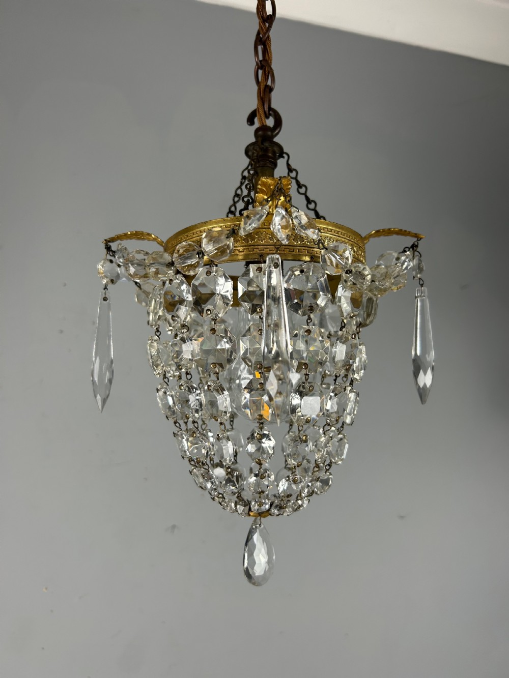 Crystal Lustre Chandelier, Ceiling Light View VI