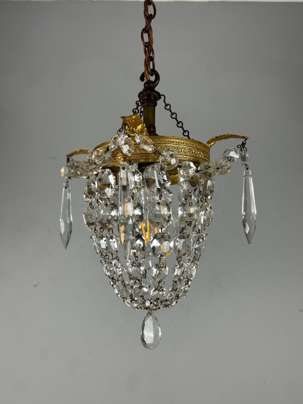 Crystal Lustre Chandelier, Ceiling Light View VII