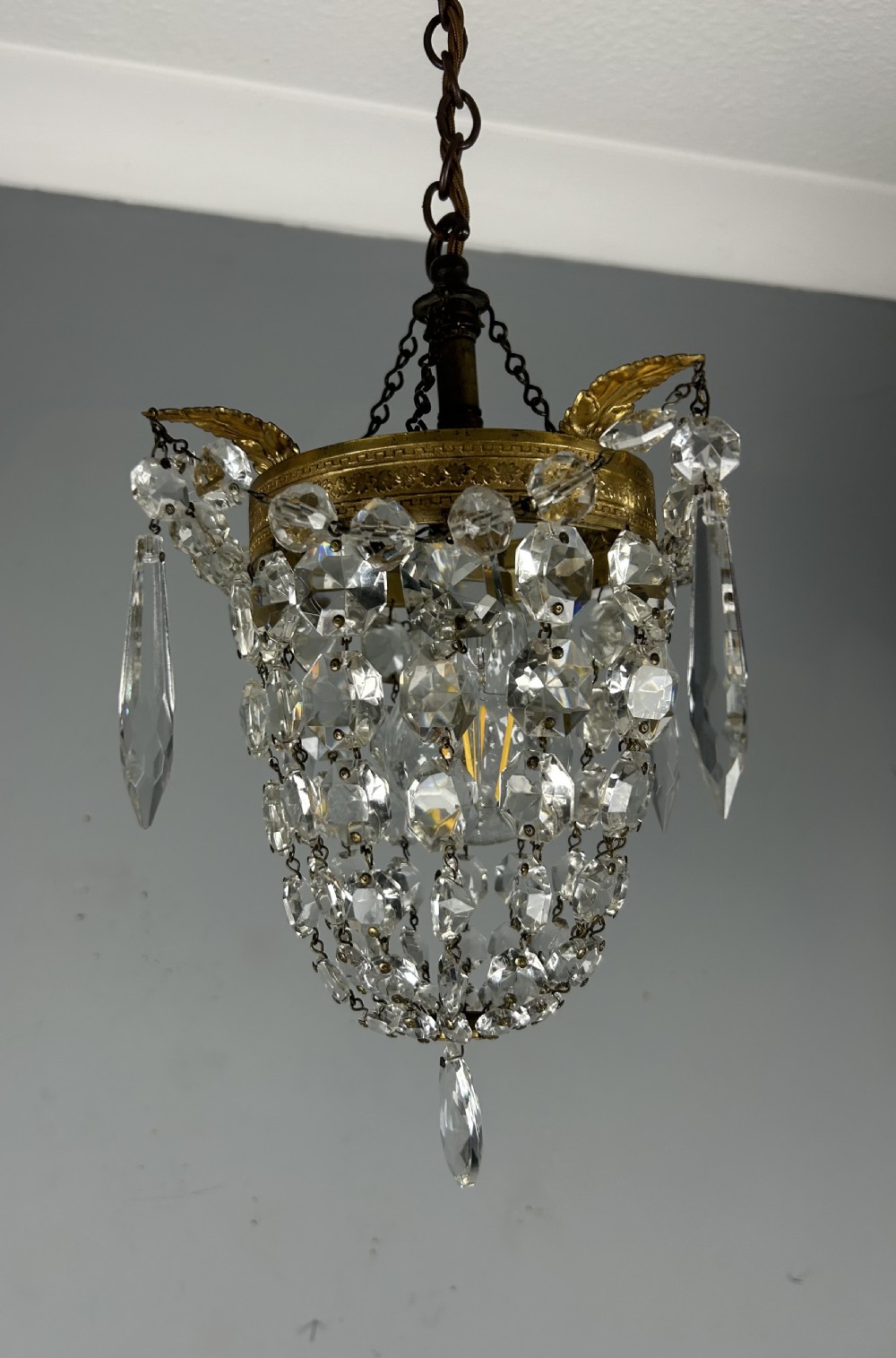 Crystal Lustre Chandelier, Ceiling Light View IX