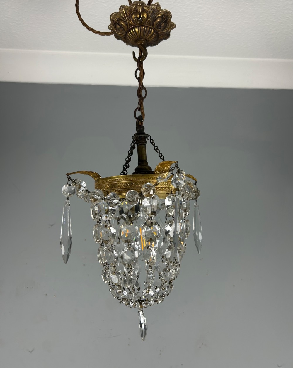 Crystal Lustre Chandelier, Ceiling Light View X