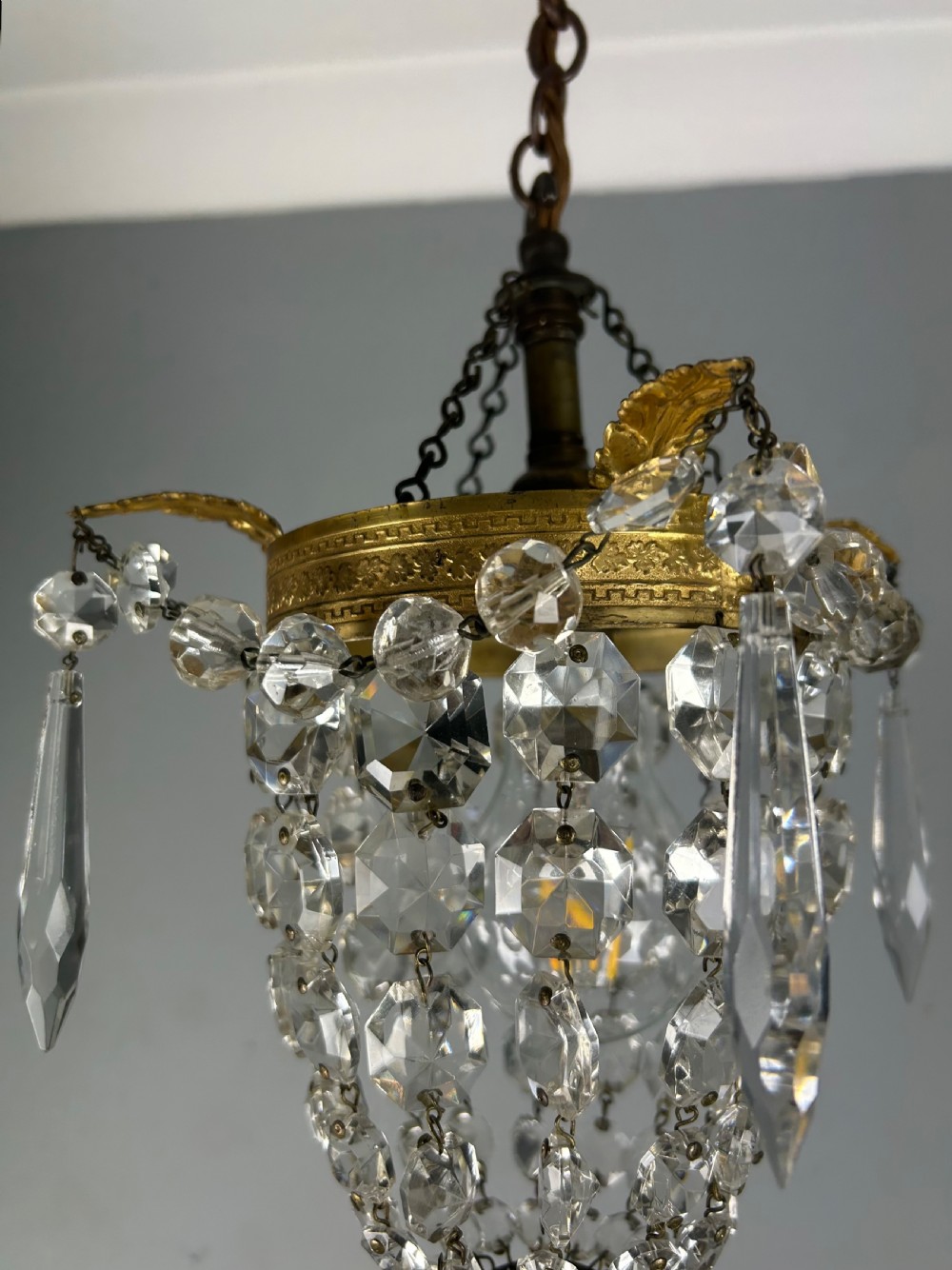 Crystal Lustre Chandelier, Ceiling Light View XII