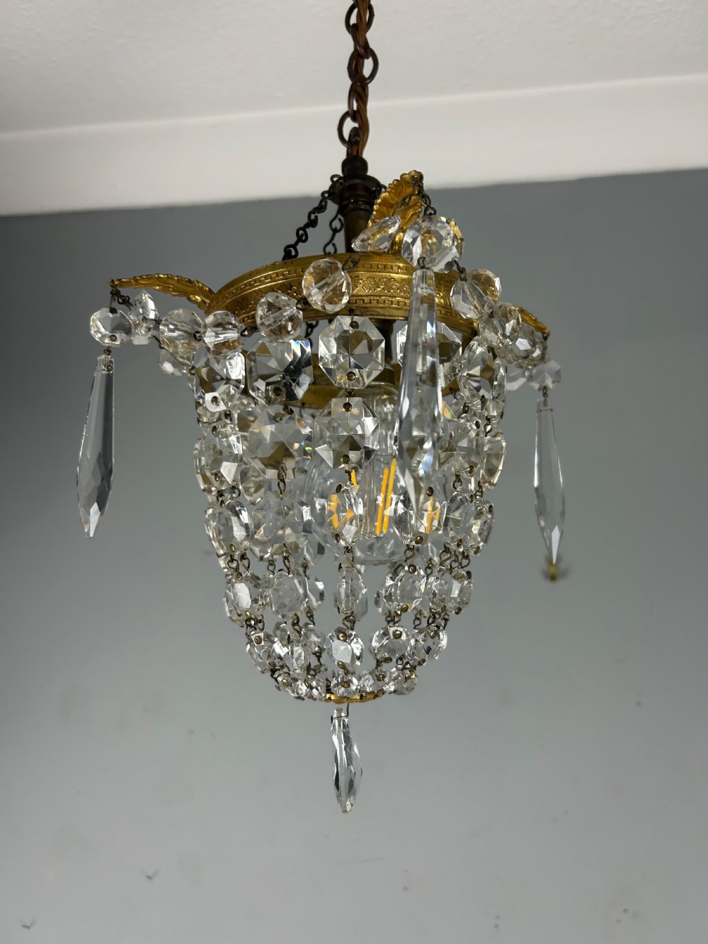 Crystal Lustre Chandelier, Ceiling Light View XIII