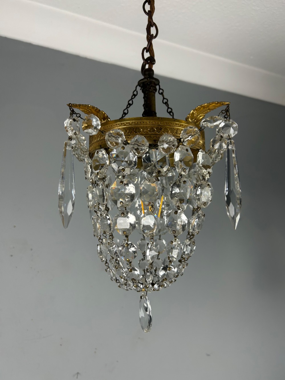 Crystal Lustre Chandelier, Ceiling Light View XIV
