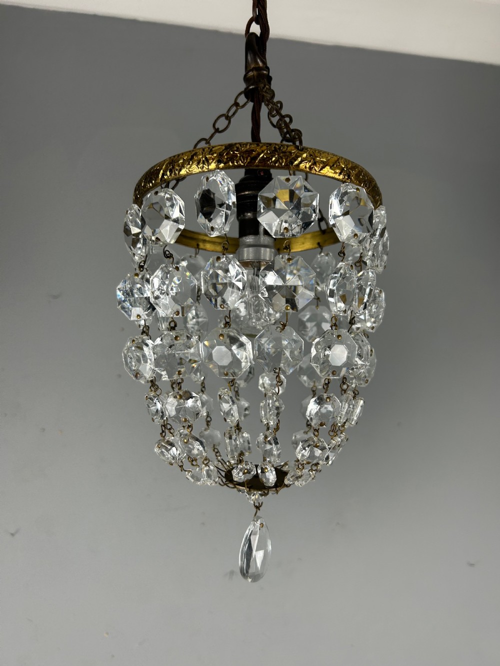Crystal Lustre Chandelier, Ceiling Light View VI