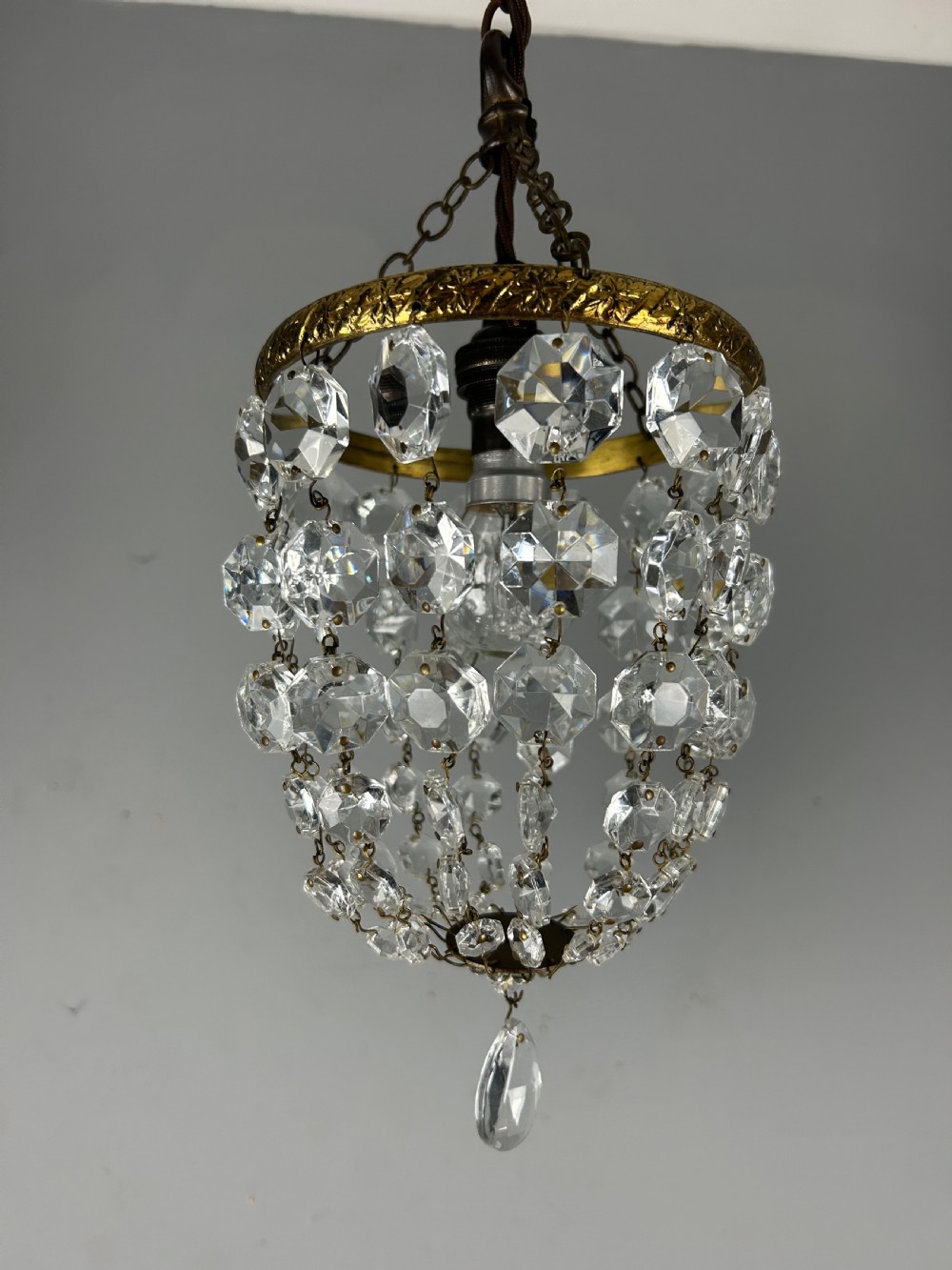 Crystal Lustre Chandelier, Ceiling Light View VIII