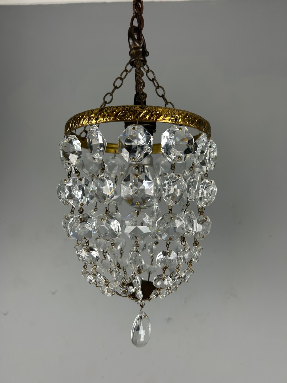 Crystal Lustre Chandelier, Ceiling Light View IX