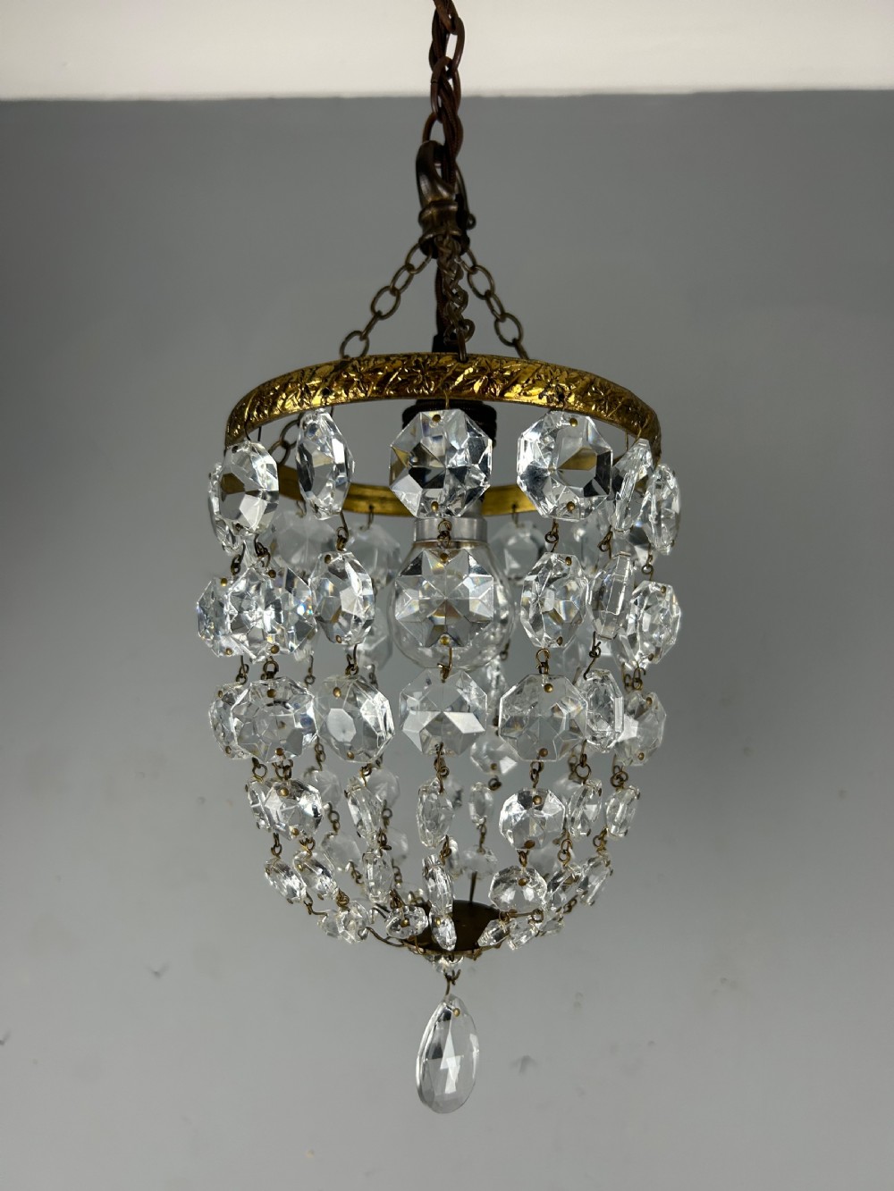 Crystal Lustre Chandelier, Ceiling Light View X