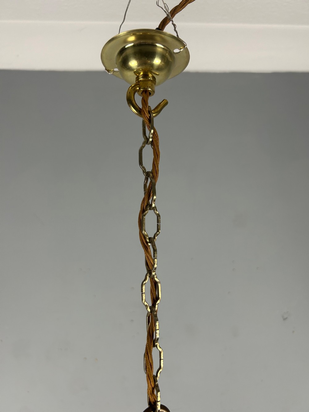 Four Tier Glass Chandelier, Ceiling Light View VIII