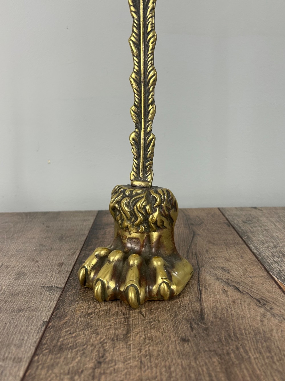 Regency Claw Foot Brass Doorstop Door Stop Door Porter View II