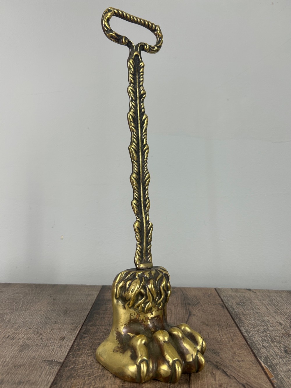 Regency Claw Foot Brass Doorstop Door Stop Door Porter View V