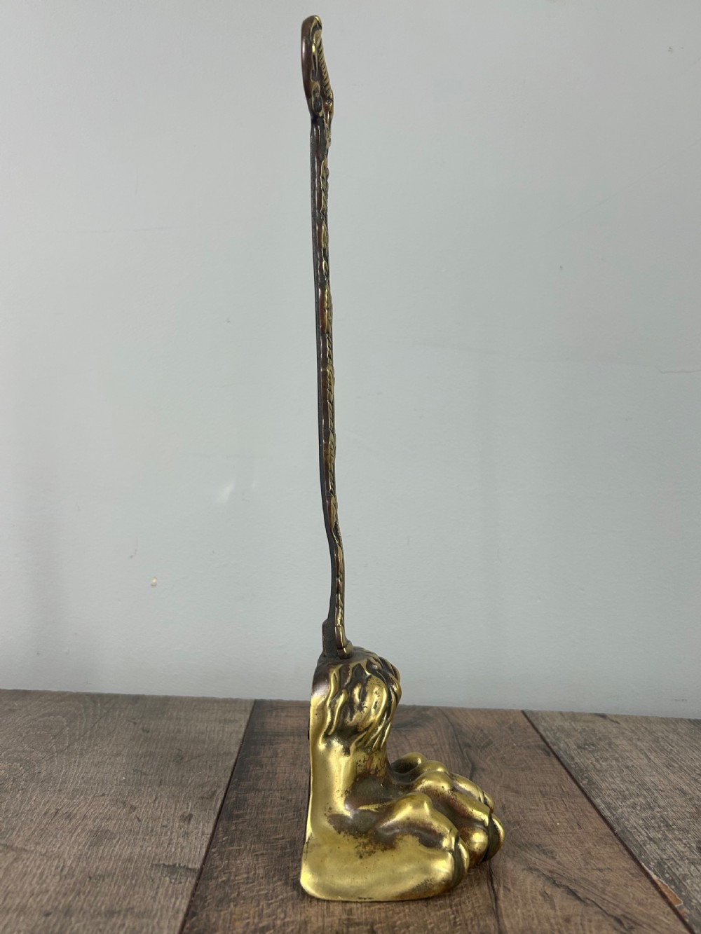 Regency Claw Foot Brass Doorstop Door Stop Door Porter View VI
