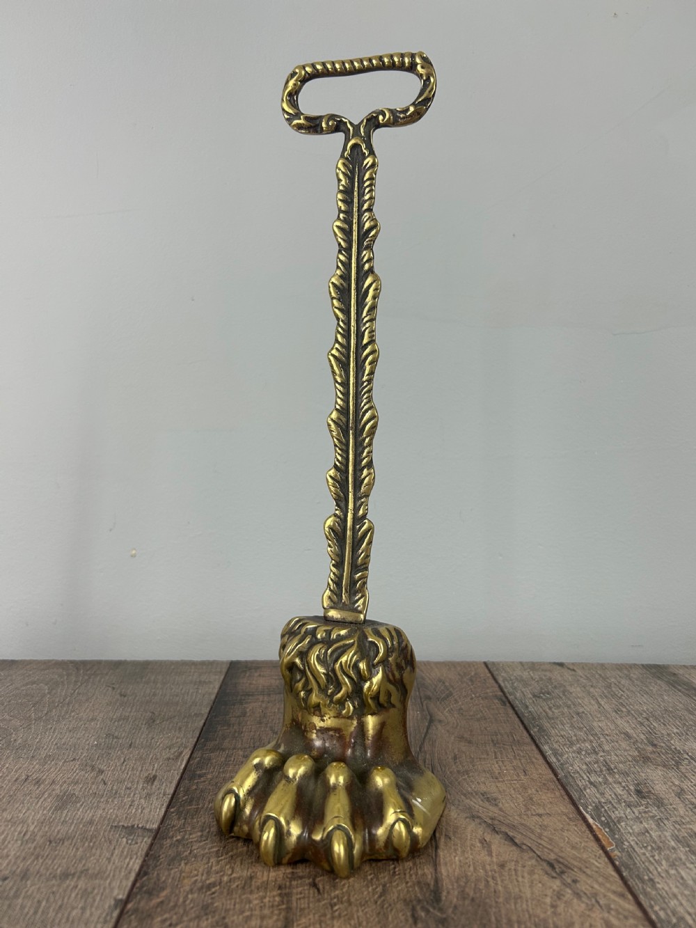 Regency Claw Foot Brass Doorstop Door Stop Door Porter View X