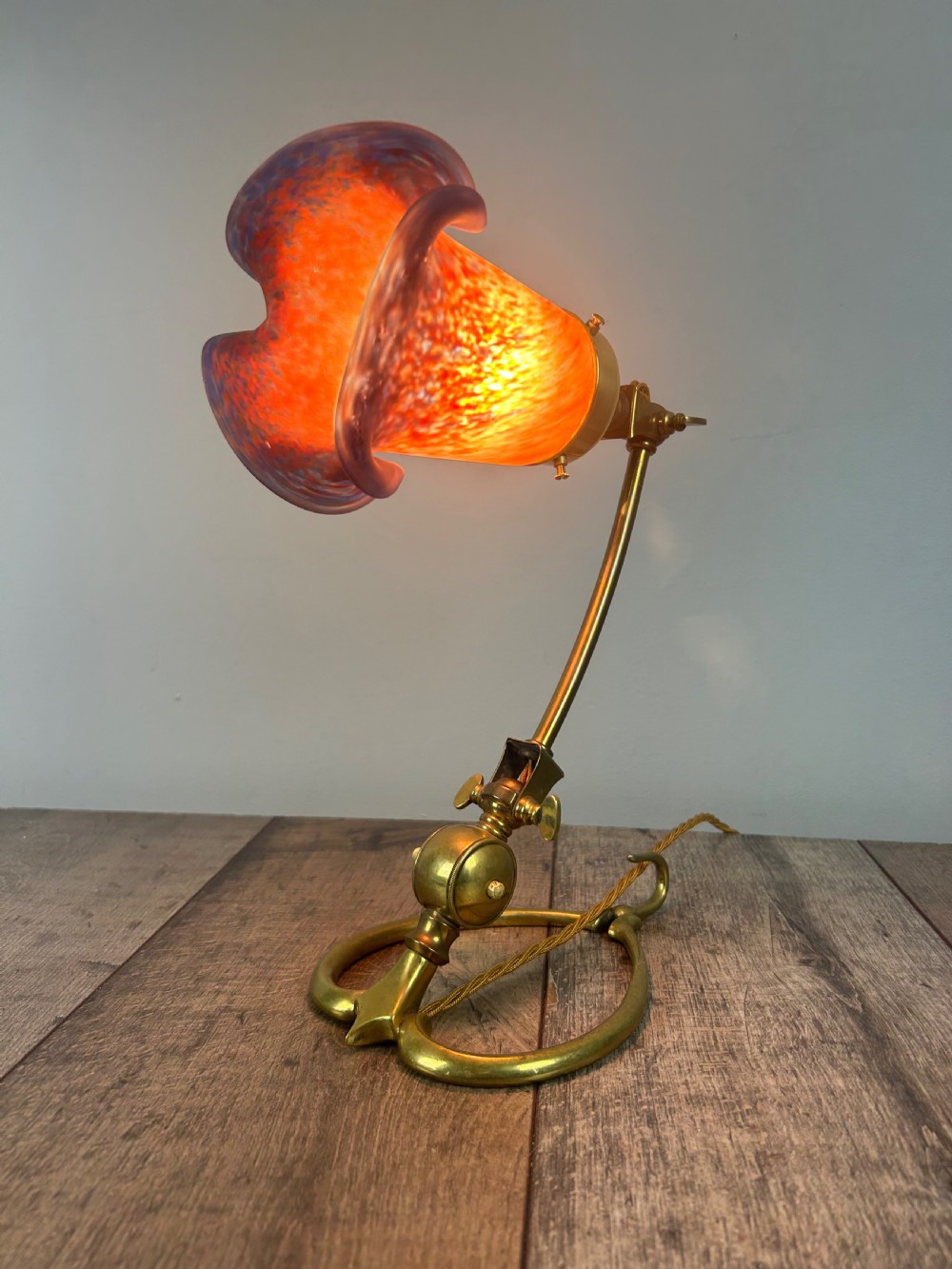 Adjustable Benson Style Pullman Table Lamp View II