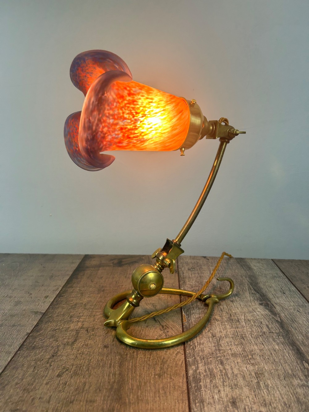 Adjustable Benson Style Pullman Table Lamp View IV