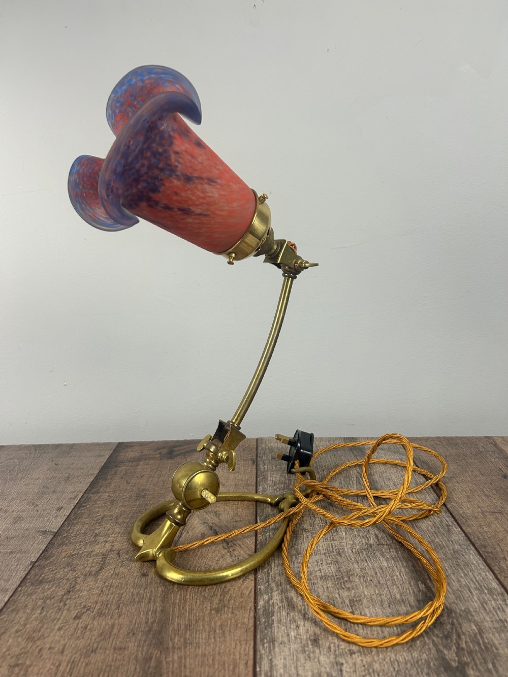 Adjustable Benson Style Pullman Table Lamp View VI