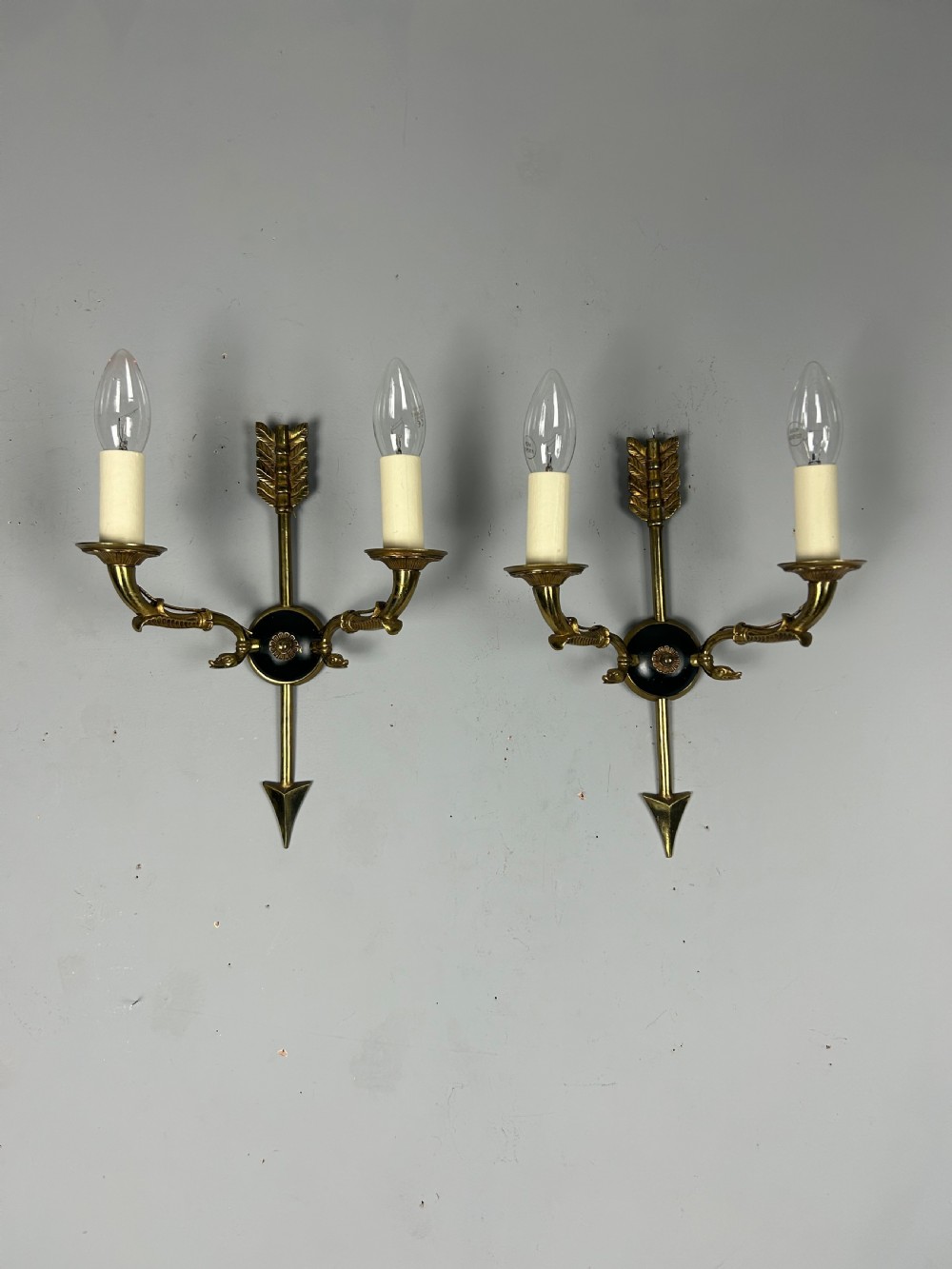 Pair Of French Empire Antique Wall Lights View II