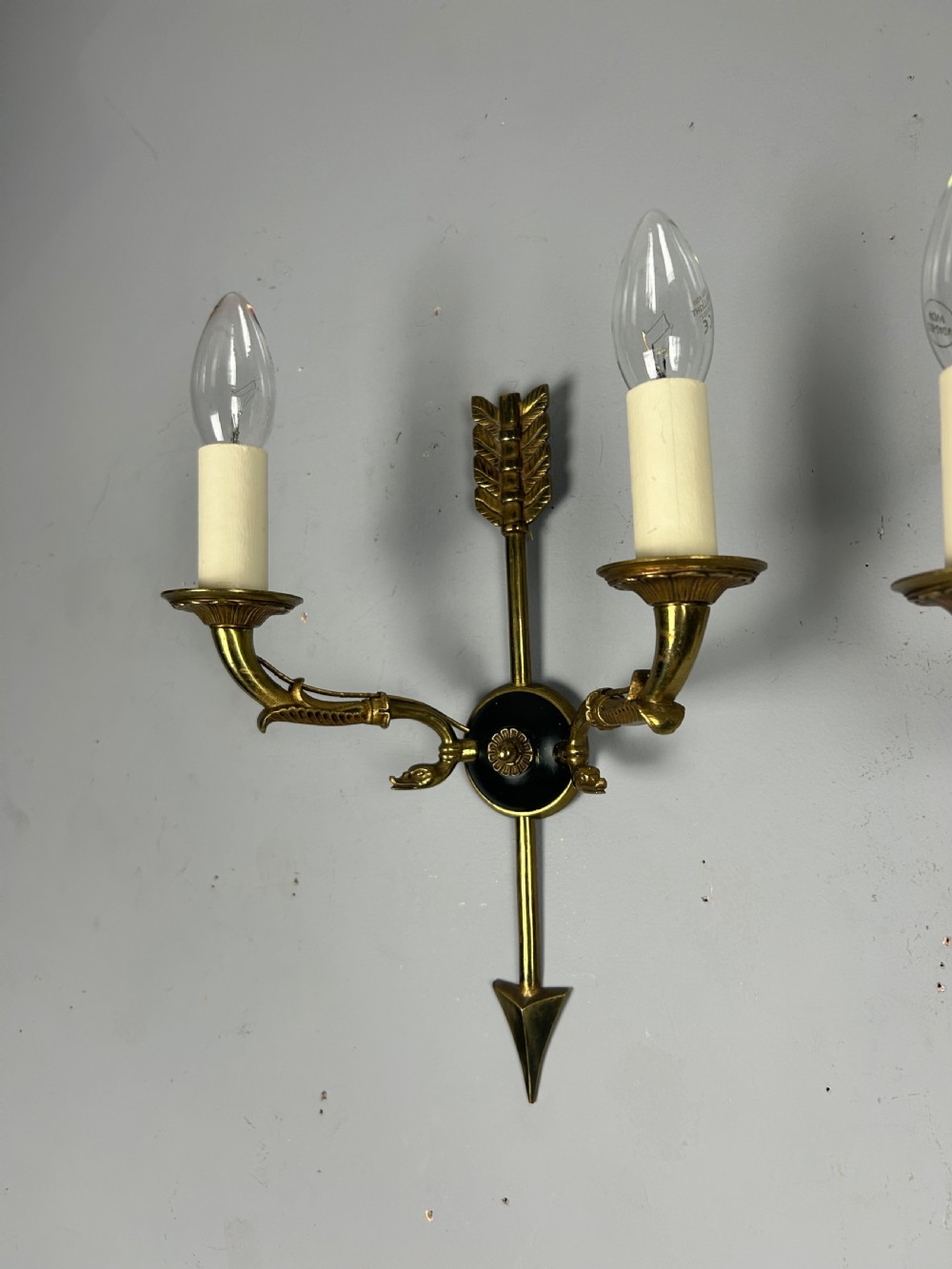 Pair Of French Empire Antique Wall Lights View III